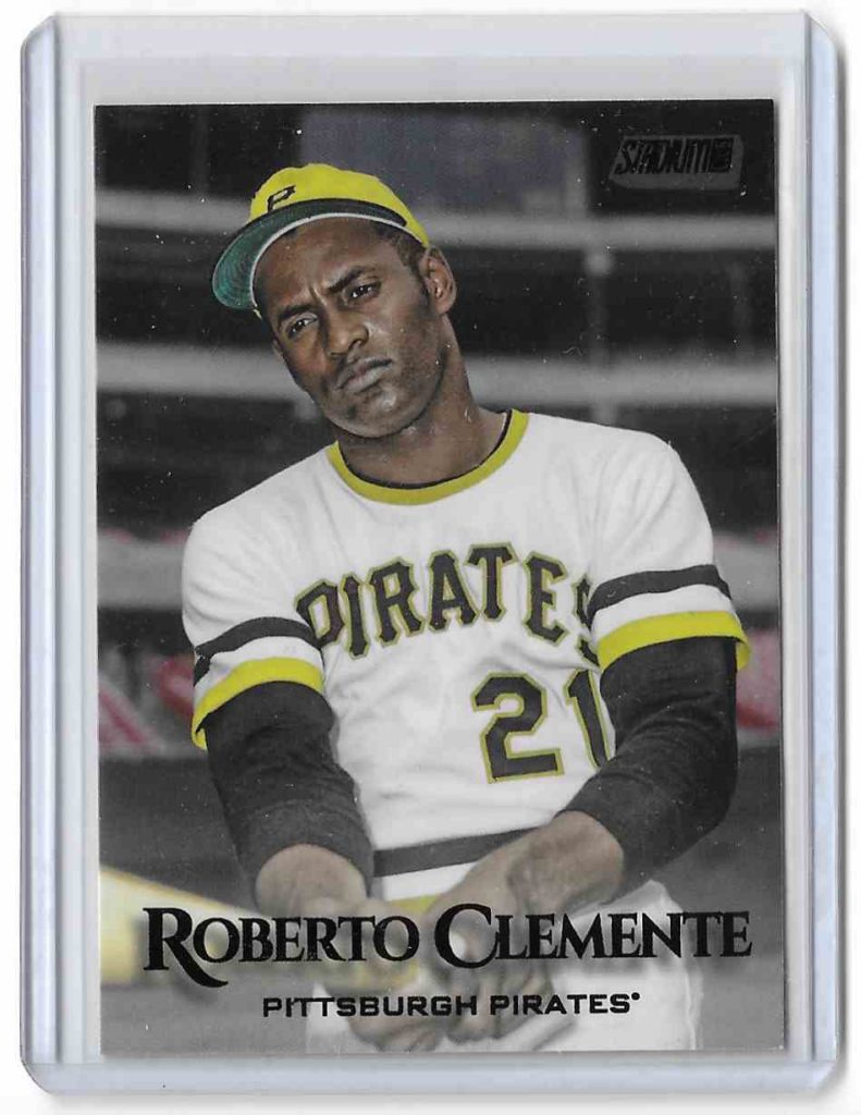 2019 Topps Stadium Club 115 Roberto Clemente Black